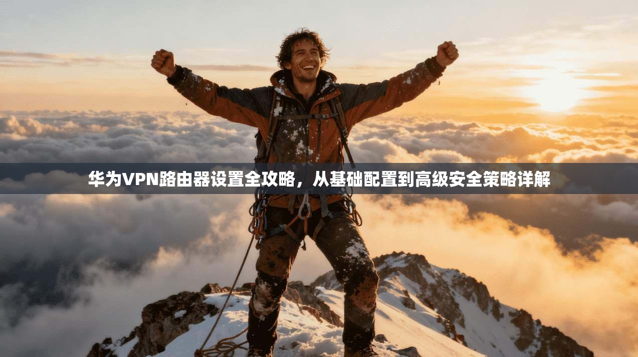 华为VPN路由器设置全攻略，从基础配置到高级安全策略详解
