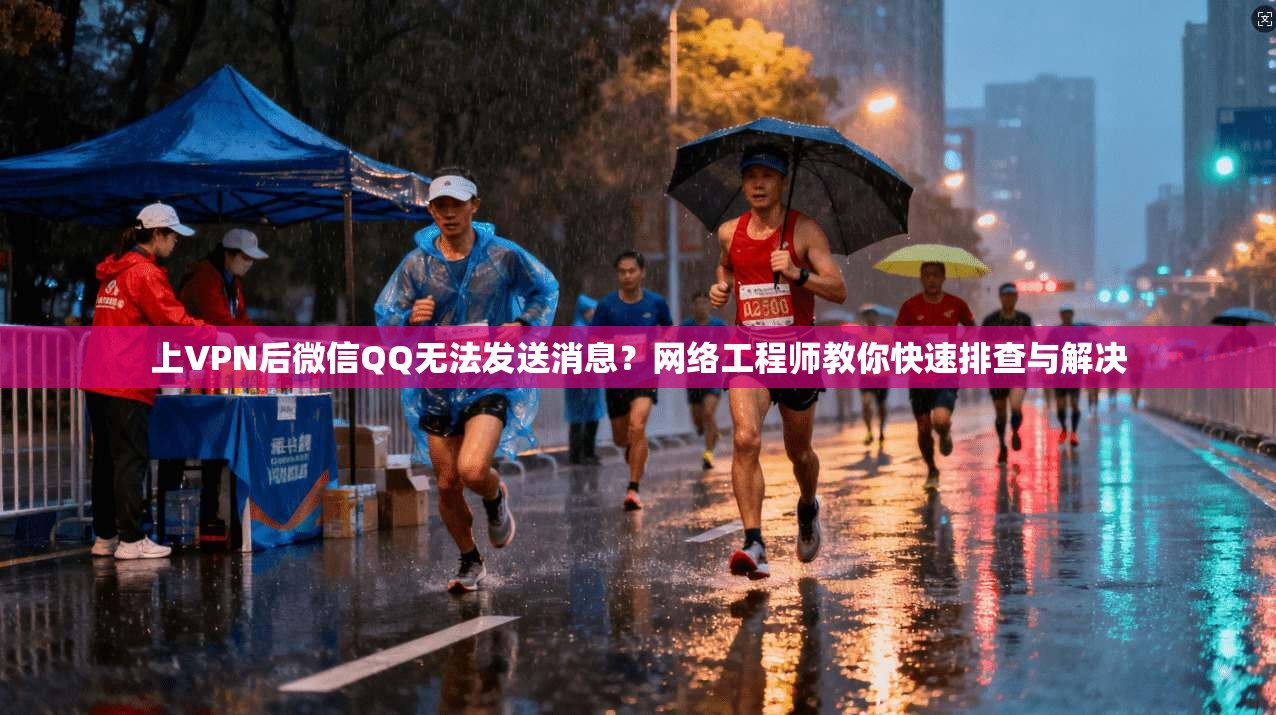 上VPN后微信QQ无法发送消息？网络工程师教你快速排查与解决