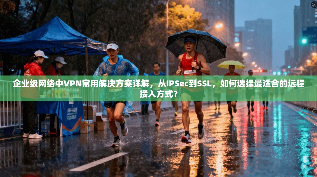 企业级网络中VPN常用解决方案详解，从IPSec到SSL，如何选择最适合的远程接入方式？