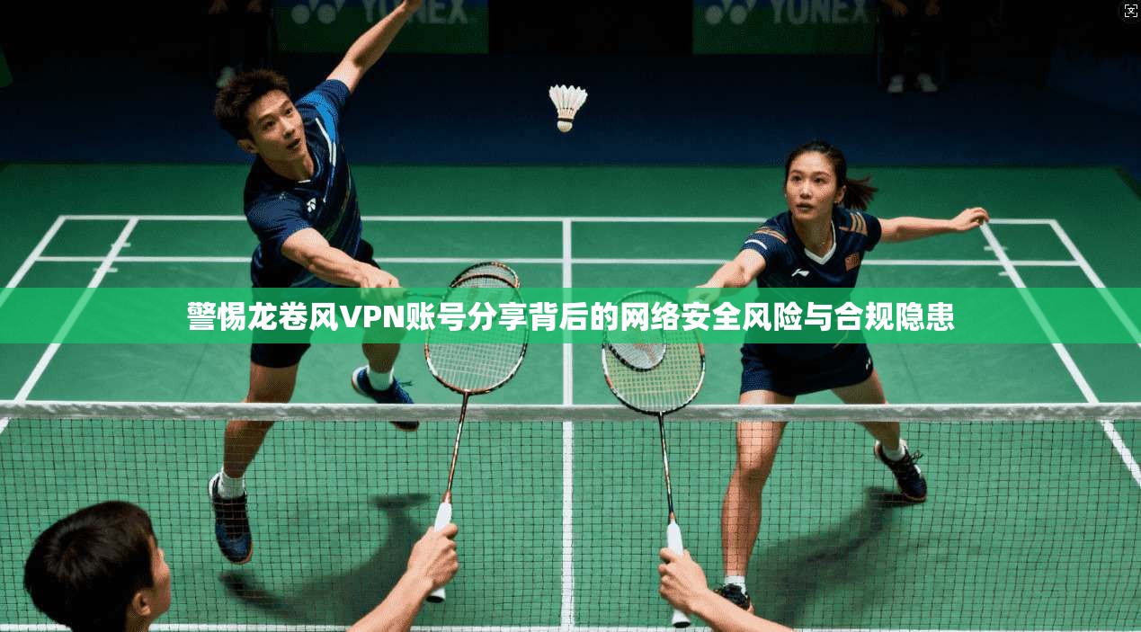 警惕龙卷风VPN账号分享背后的网络安全风险与合规隐患