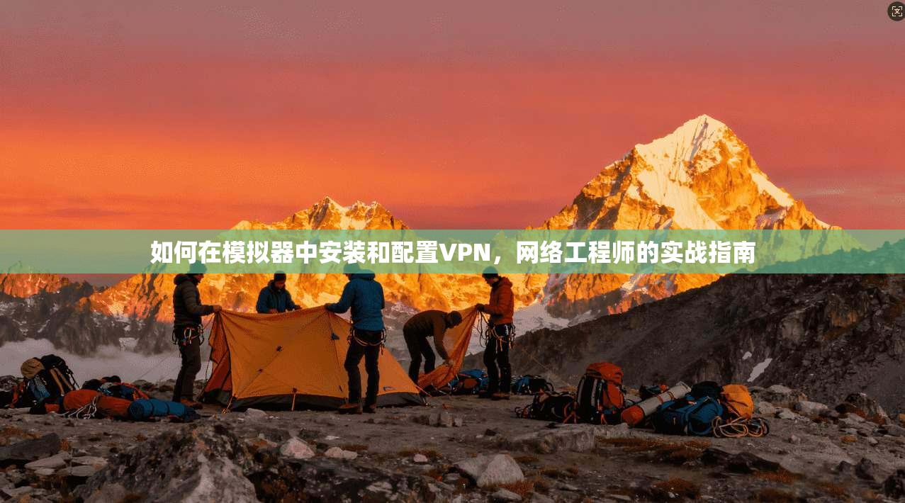 如何在模拟器中安装和配置VPN，网络工程师的实战指南