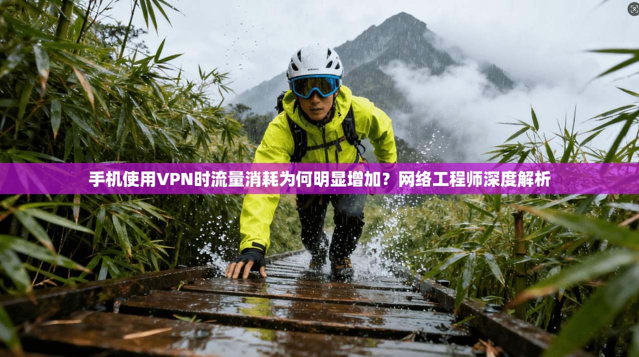 手机使用VPN时流量消耗为何明显增加？网络工程师深度解析