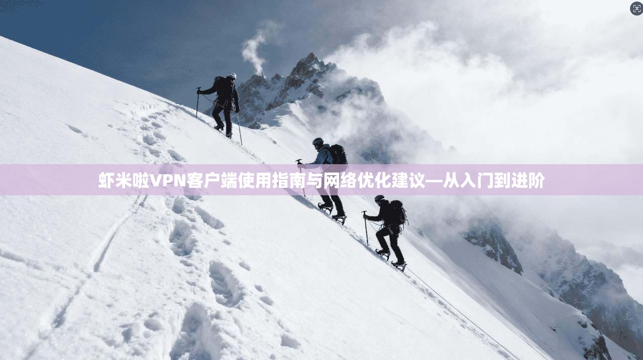 虾米啦VPN客户端使用指南与网络优化建议—从入门到进阶