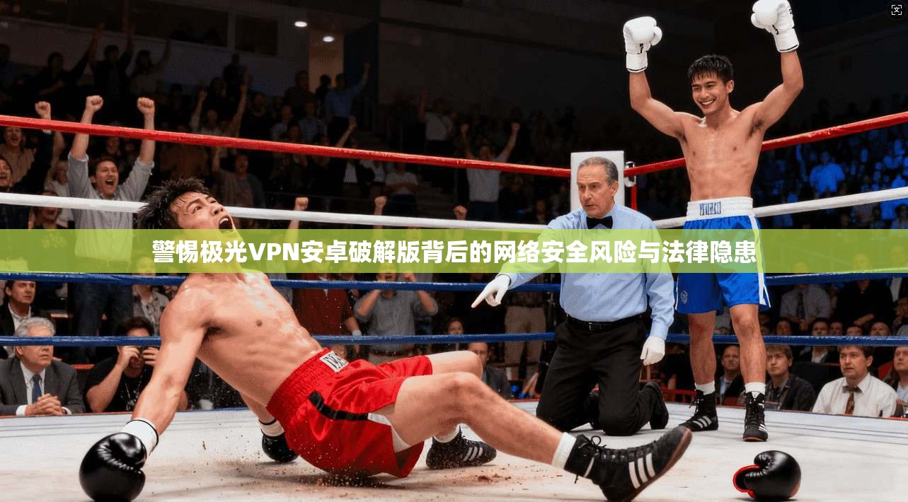 警惕极光VPN安卓破解版背后的网络安全风险与法律隐患