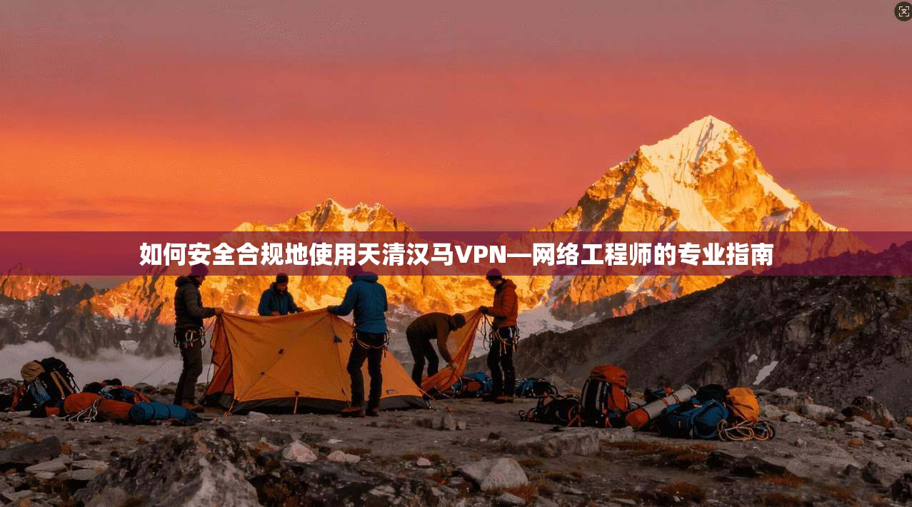如何安全合规地使用天清汉马VPN—网络工程师的专业指南