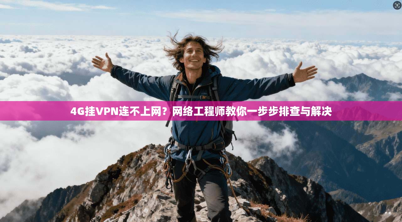 4G挂VPN连不上网？网络工程师教你一步步排查与解决