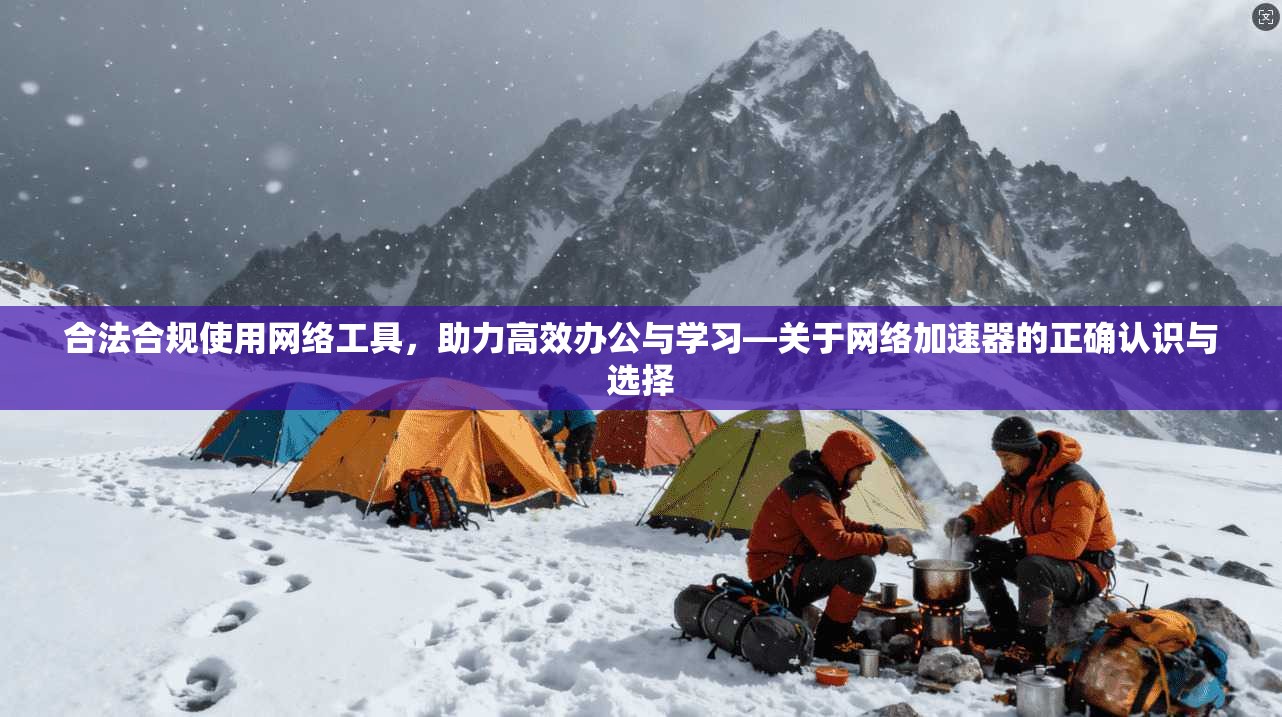 合法合规使用网络工具，助力高效办公与学习—关于网络加速器的正确认识与选择