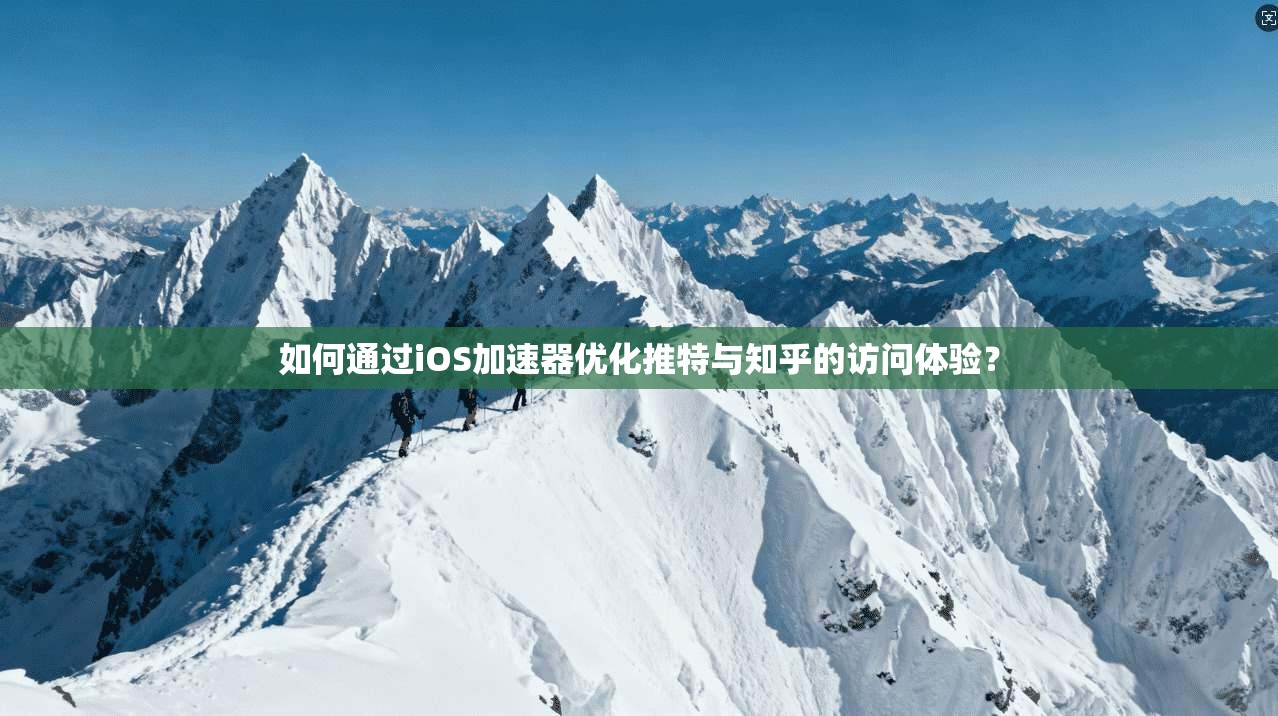 如何通过iOS加速器优化推特与知乎的访问体验？