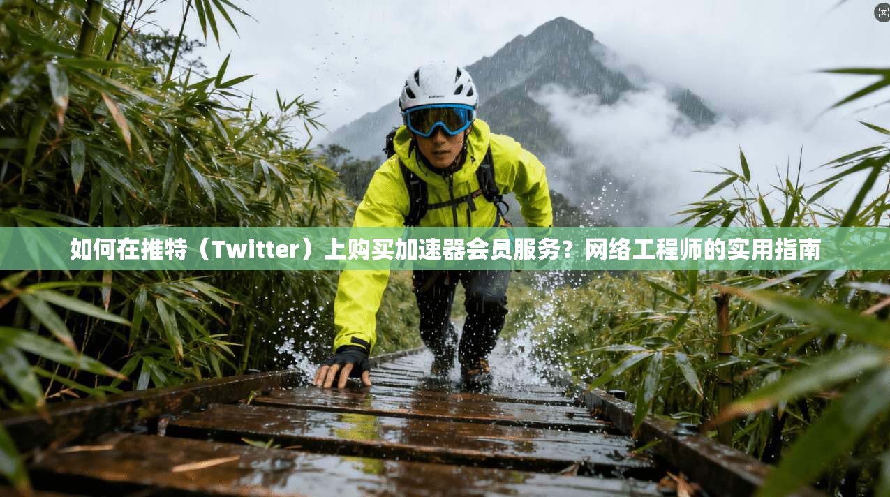 如何在推特（Twitter）上购买加速器会员服务？网络工程师的实用指南