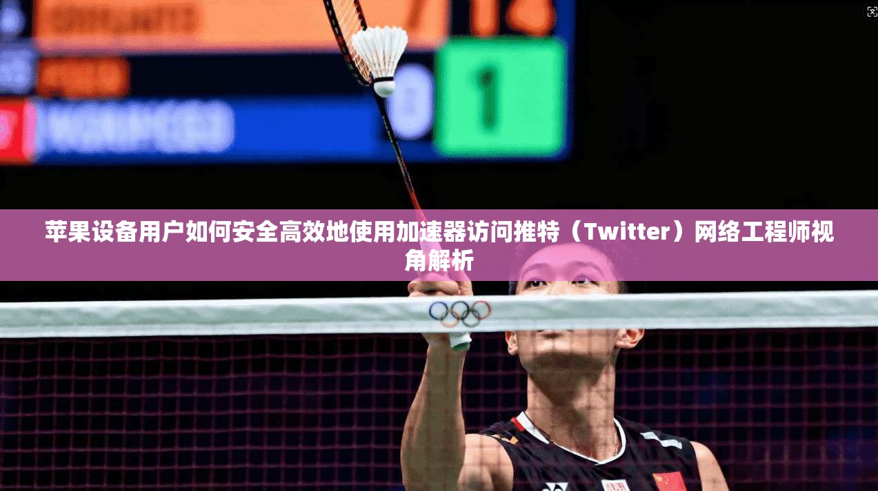 苹果设备用户如何安全高效地使用加速器访问推特（Twitter）网络工程师视角解析