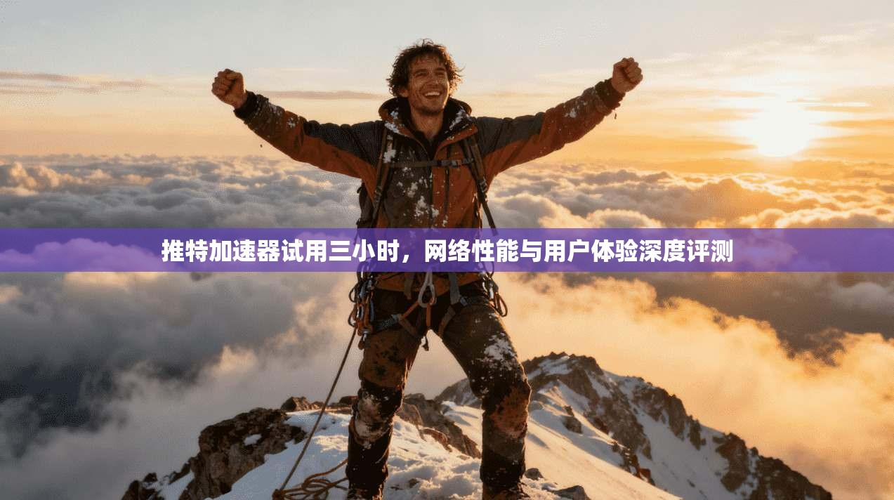 推特加速器试用三小时，网络性能与用户体验深度评测