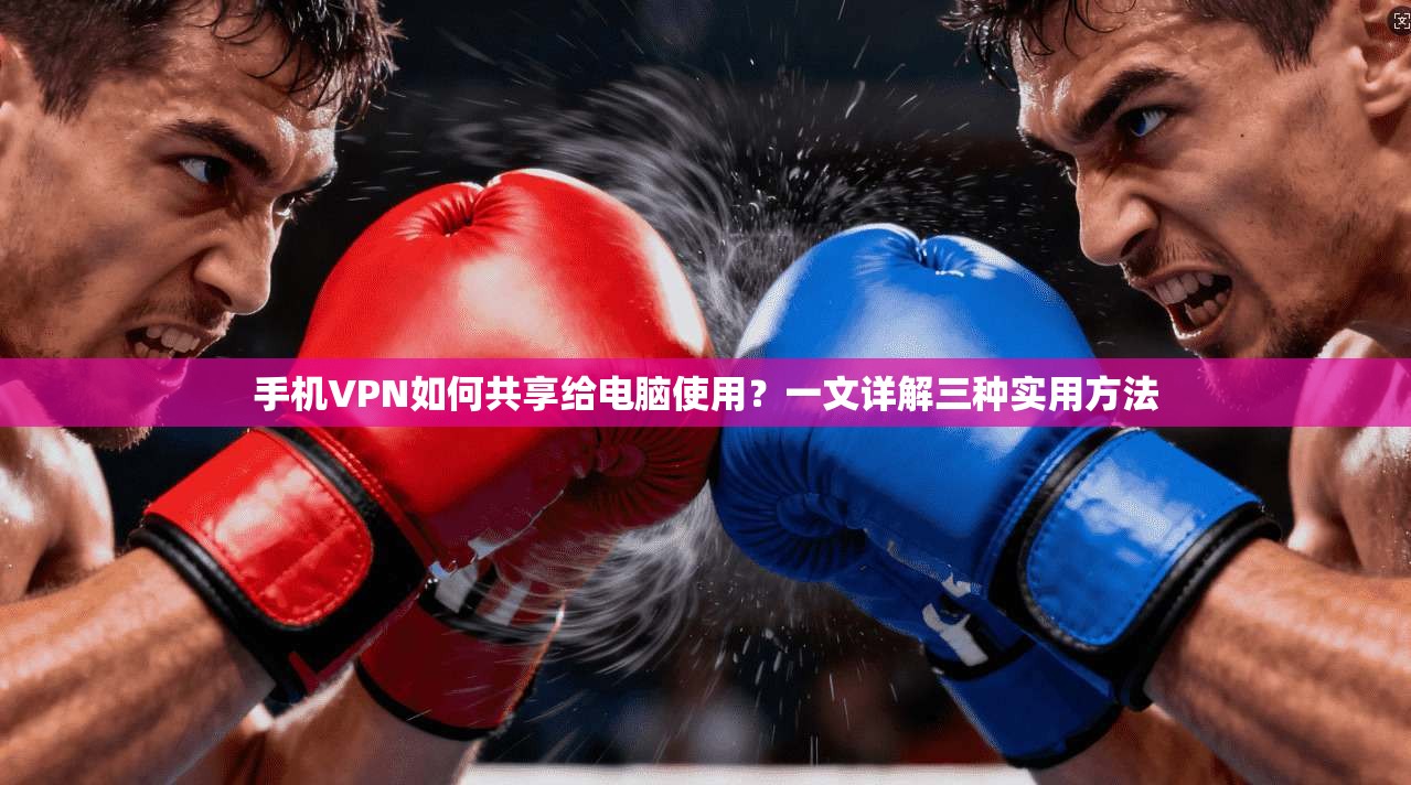 手机VPN如何共享给电脑使用？一文详解三种实用方法