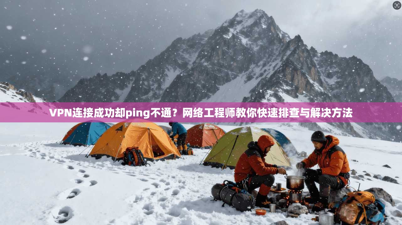 VPN连接成功却ping不通？网络工程师教你快速排查与解决方法